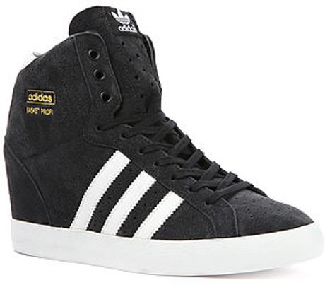 Adidas The Basket Profile Sneaker Wedge in Black | Lyst