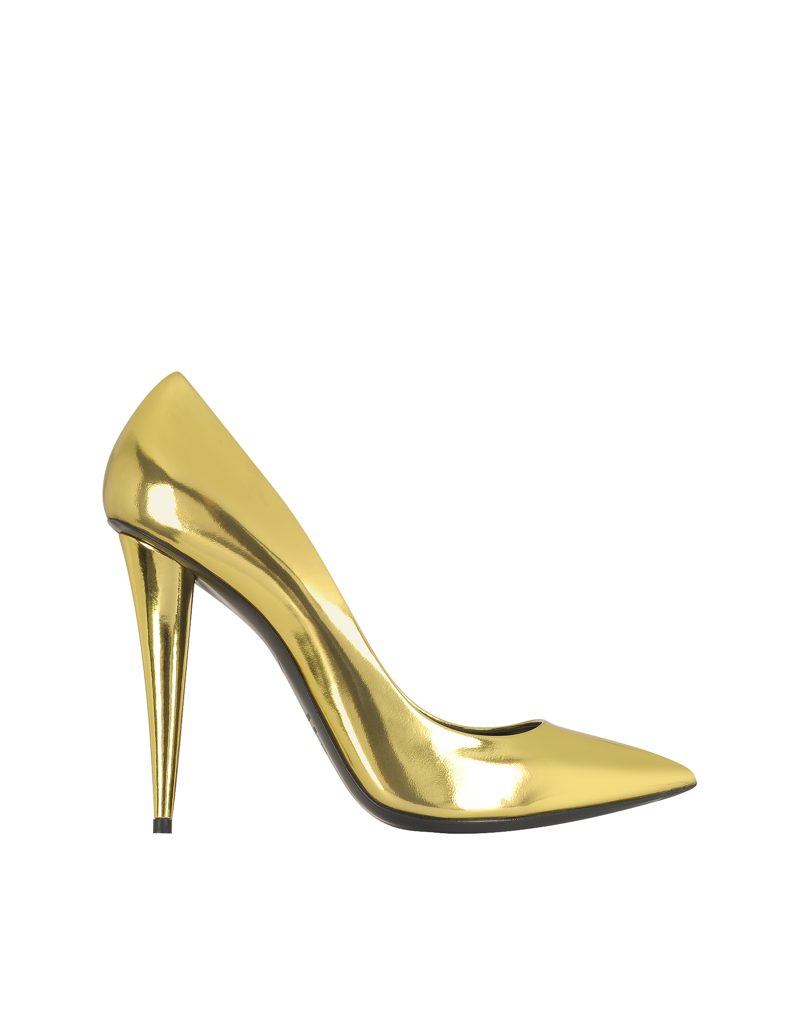 Lyst Giuseppe Zanotti Gold Mirror Patent Leather Pump in Metallic