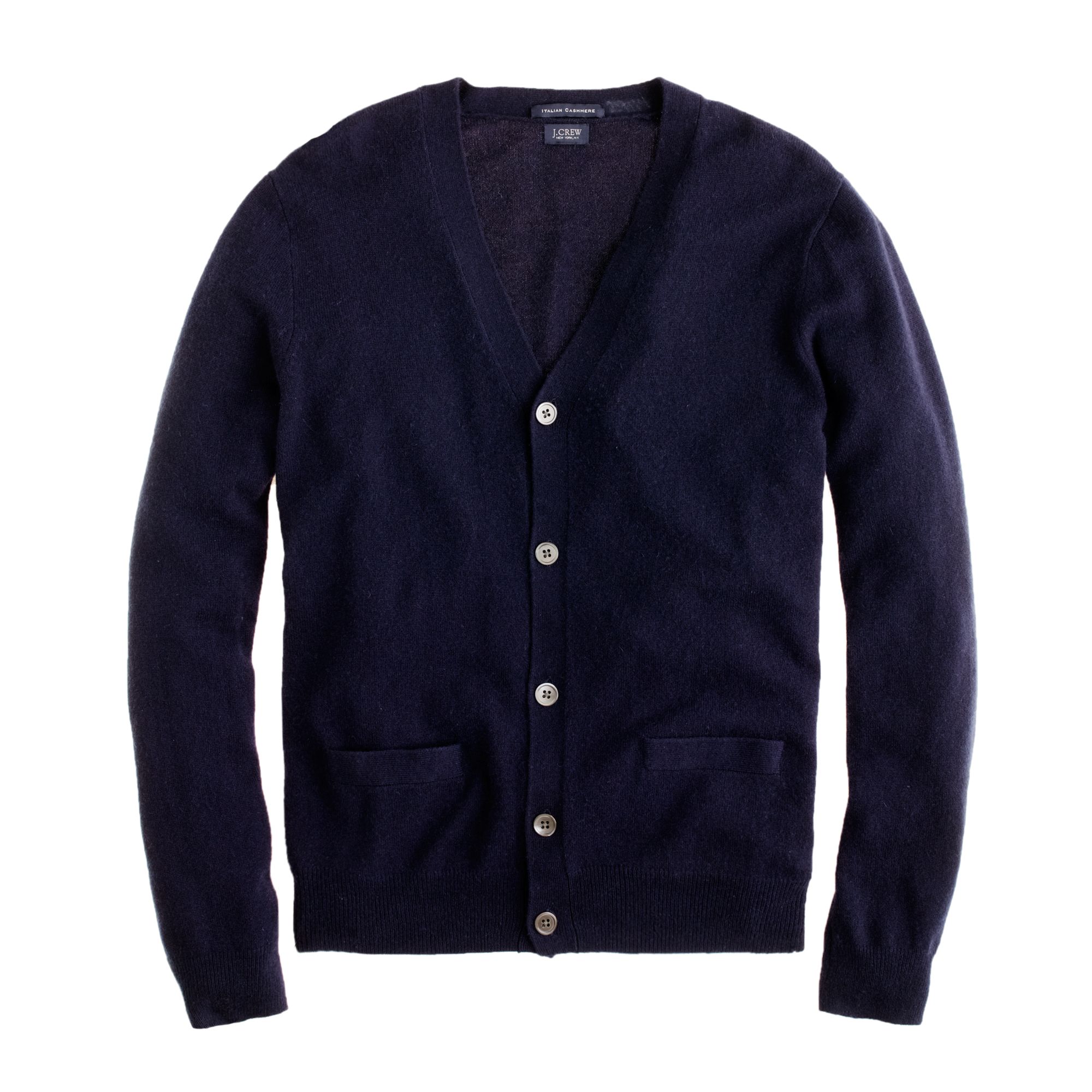 J.crew Italian Cashmere Cardigan Sweater in Blue for Men (navy) - Save ...