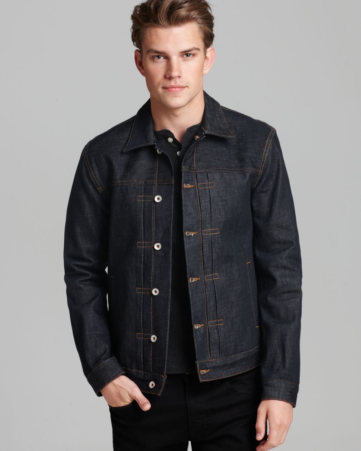 Jack spade Stenson Denim Jacket in Blue for Men | Lyst