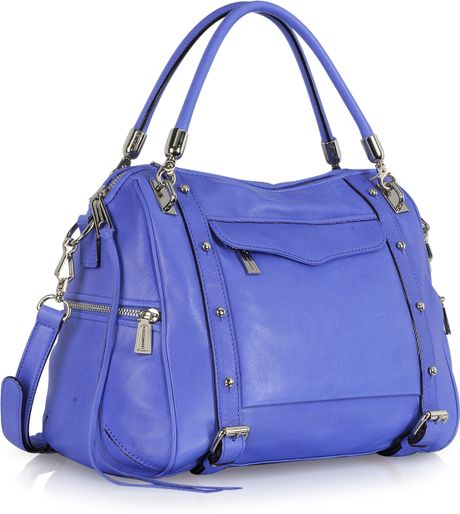 Rebecca Minkoff Cupid Periwinkle Leather Tote Bag in Purple | Lyst