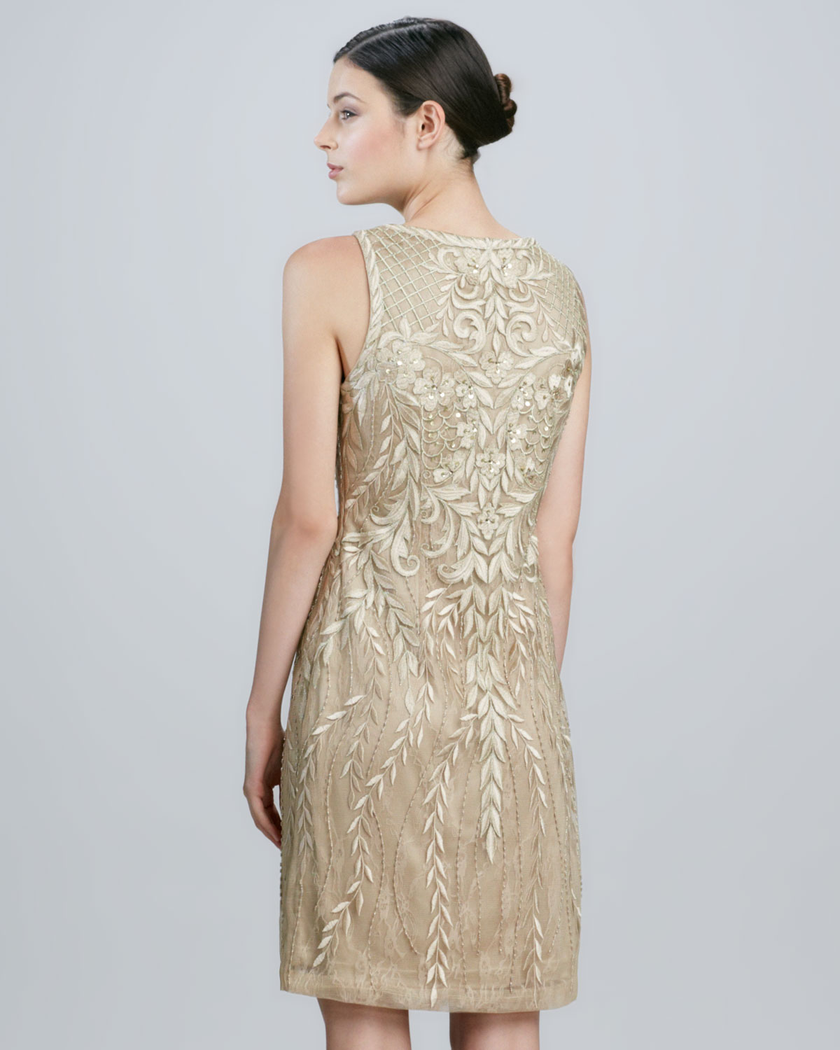 sue wong beaded gown