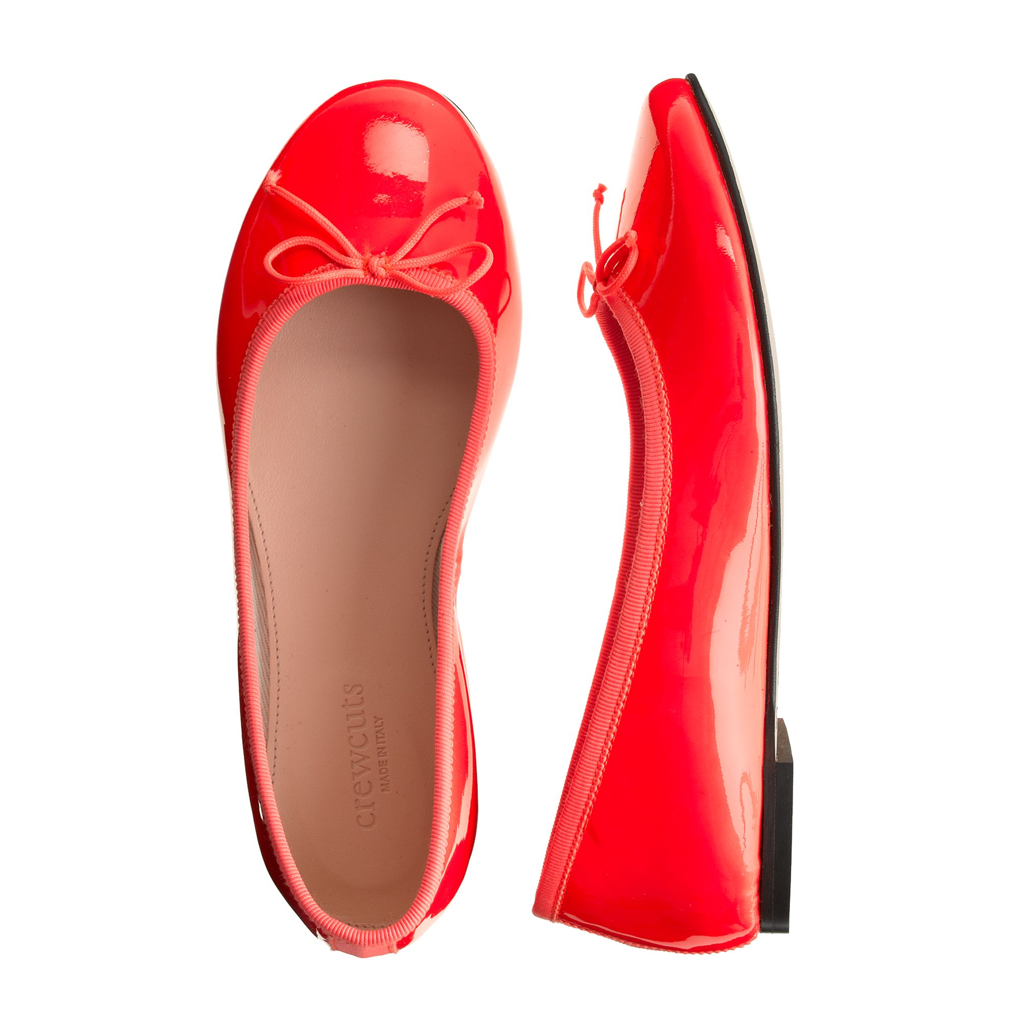 Lyst - J.Crew Girls Classic Patent Ballet Flats in Red