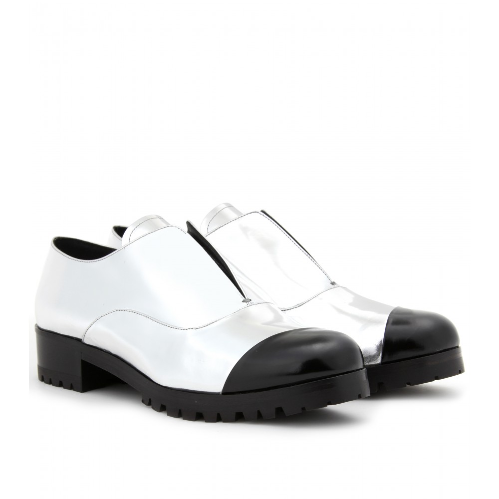 miu miu platform oxfords