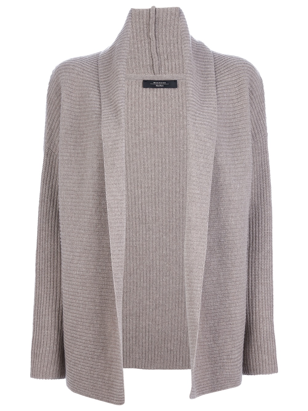 Lyst - Weekend By Maxmara Australe Cardigan in Gray