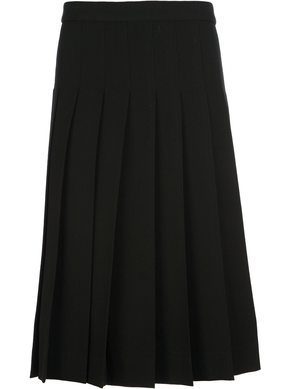 Lyst - Yohji Yamamoto Pleated Apron Skirt in Black for Men
