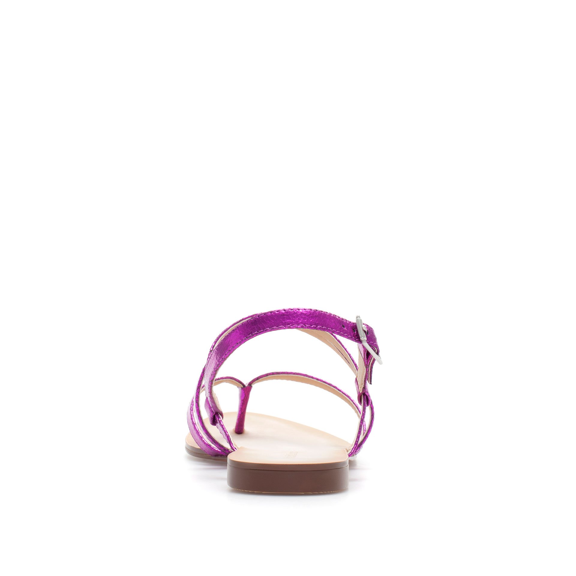 purple sandals zara