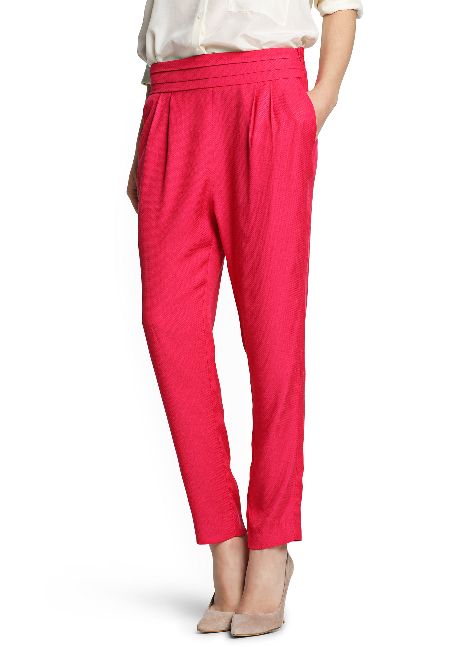 mango relaxed cotton trousers