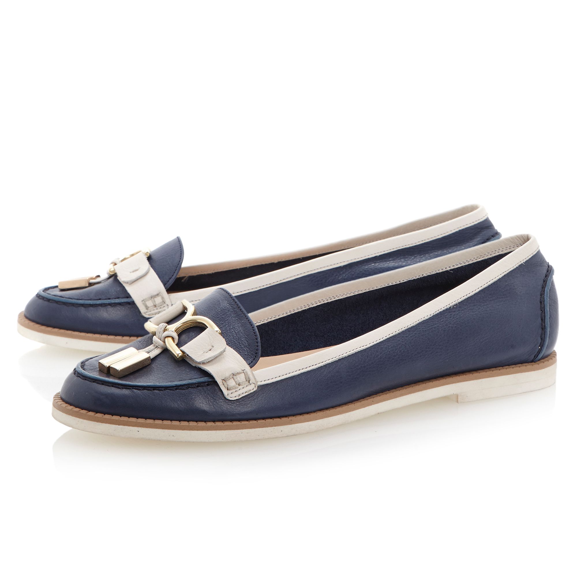 dune gracella loafers navy