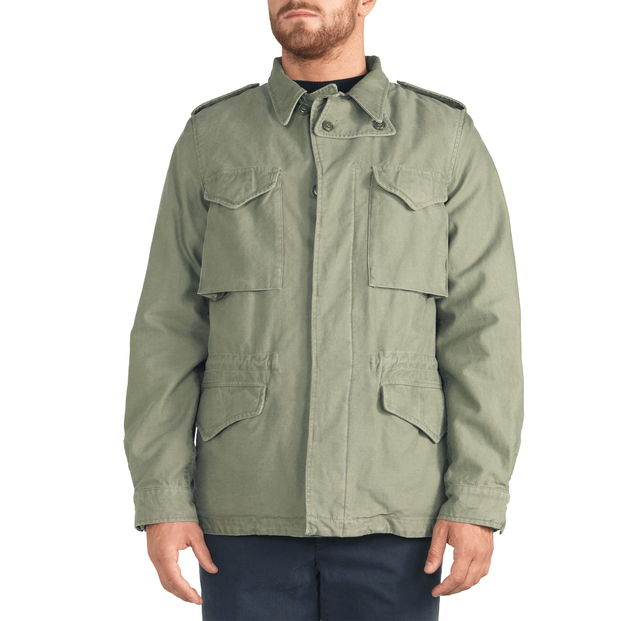 Aspesi Field Jacket M43 in Cotton in Green for Men | Lyst