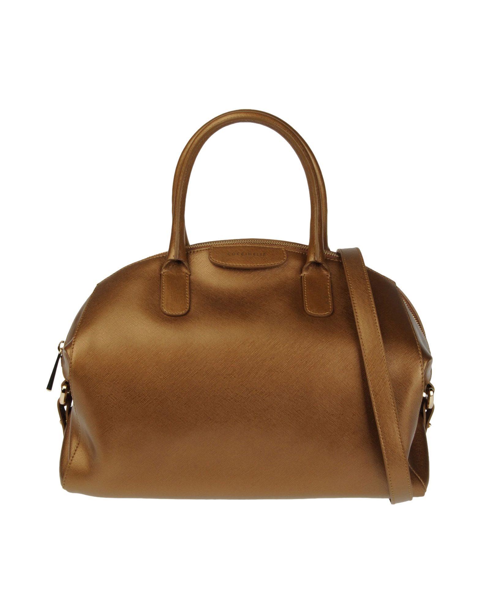 Coccinelle Handbag in Gold (Bronze) | Lyst