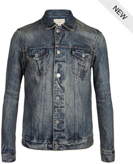 Allsaints Koma Denim Jacket in Blue for Men (Indigo) | Lyst