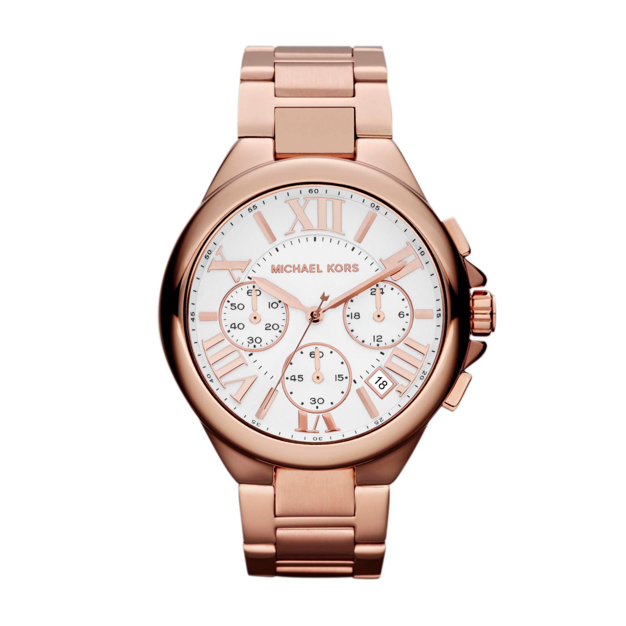 womens rose gold mk watch