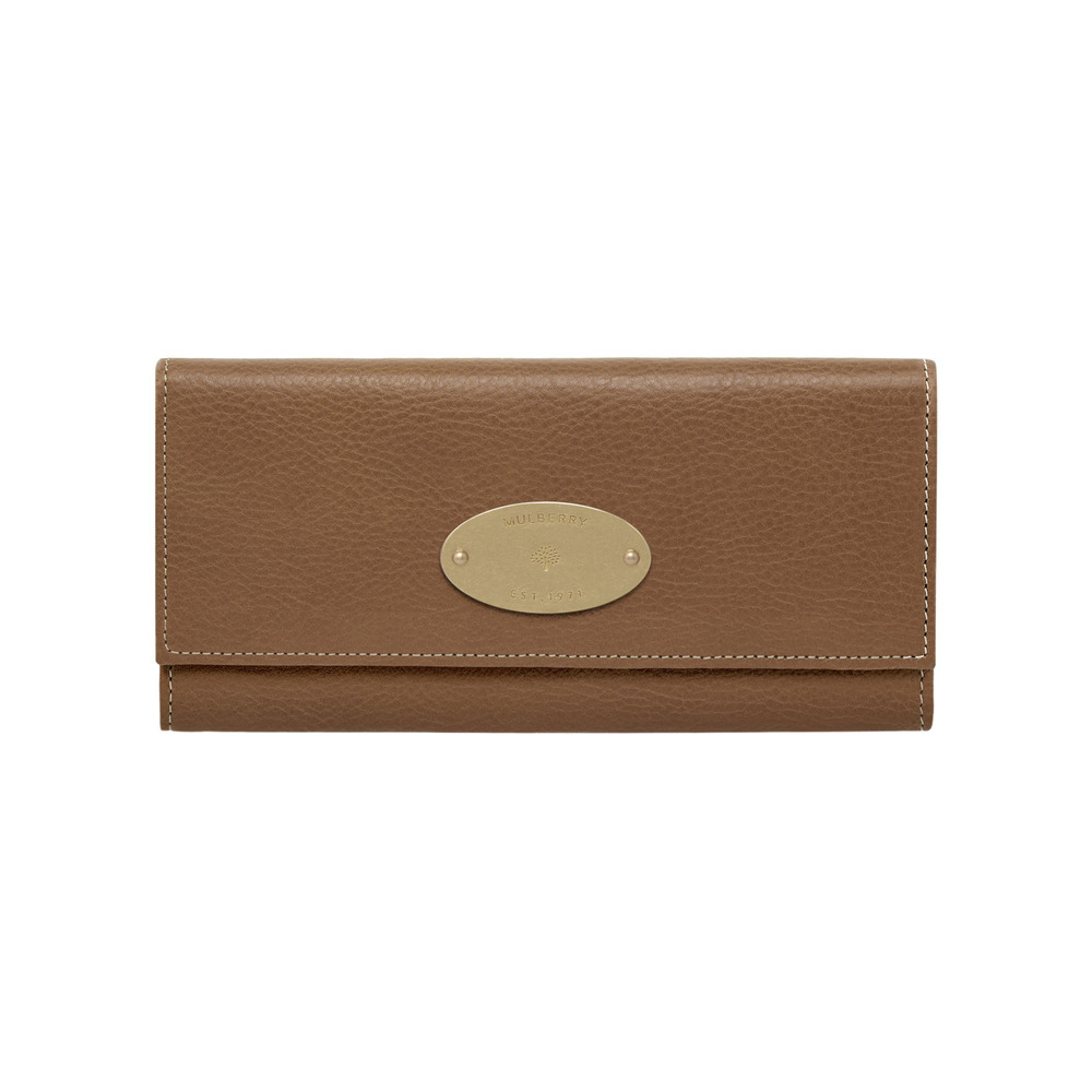 Lyst - Mulberry Continental Wallet in Brown