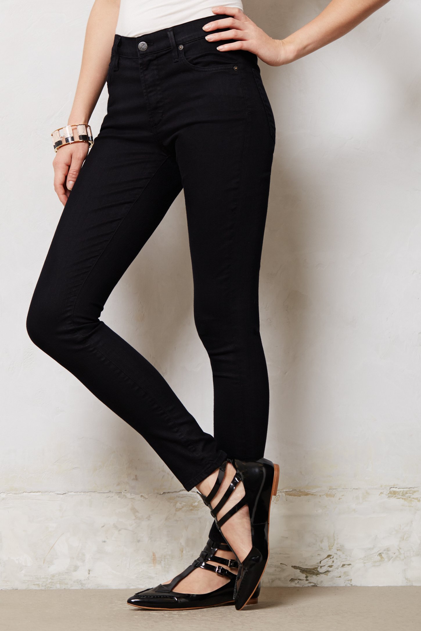Lyst - Citizens Of Humanity Rocket High Rise Skinny Jeans in Black