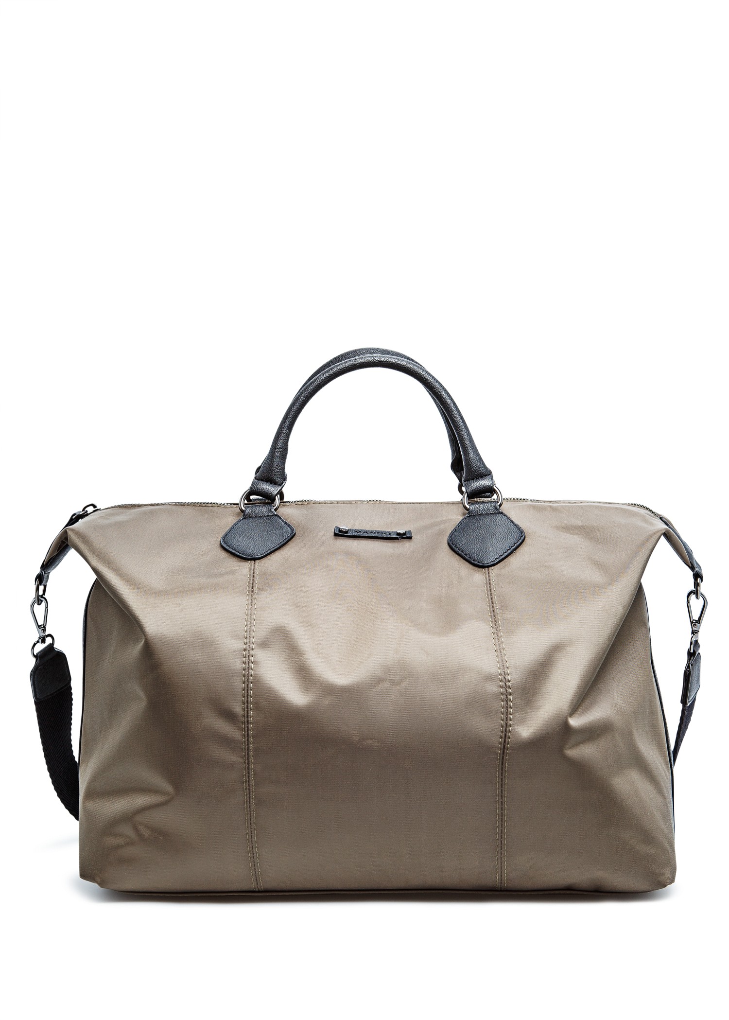 Mango Nylon Shopper Bag in Natural - Lyst