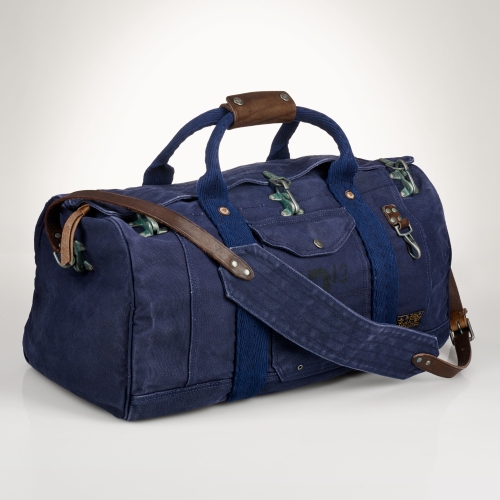 ralph lauren polo blue duffle bag