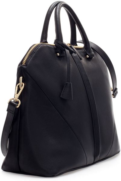 Zara City Bag with Shoulder Strap in Black | Lyst