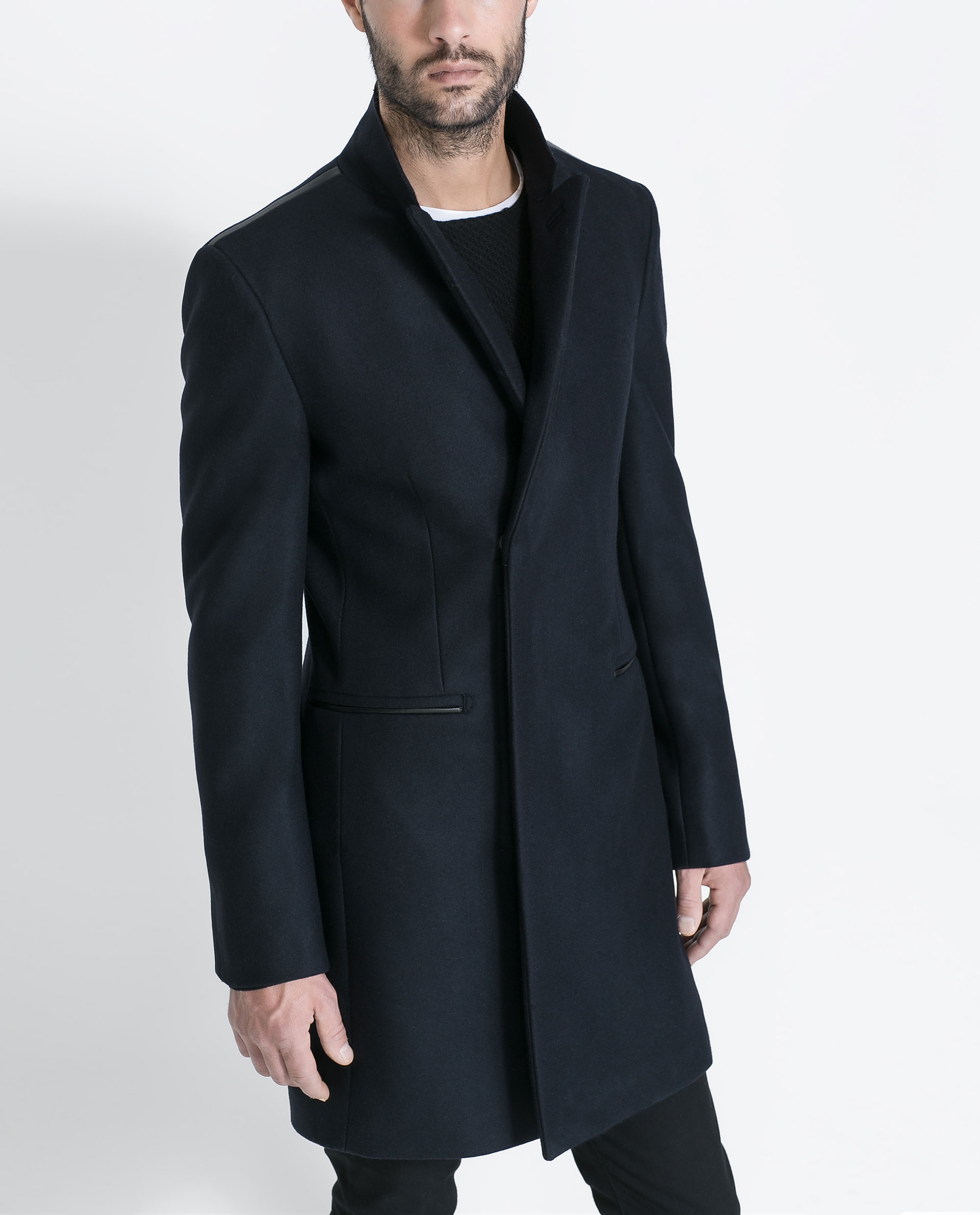 Мужское пальто казань. Zara Palto мужское. Пальто мужское Zara man двухбортовое. Zara одежда Palto man.