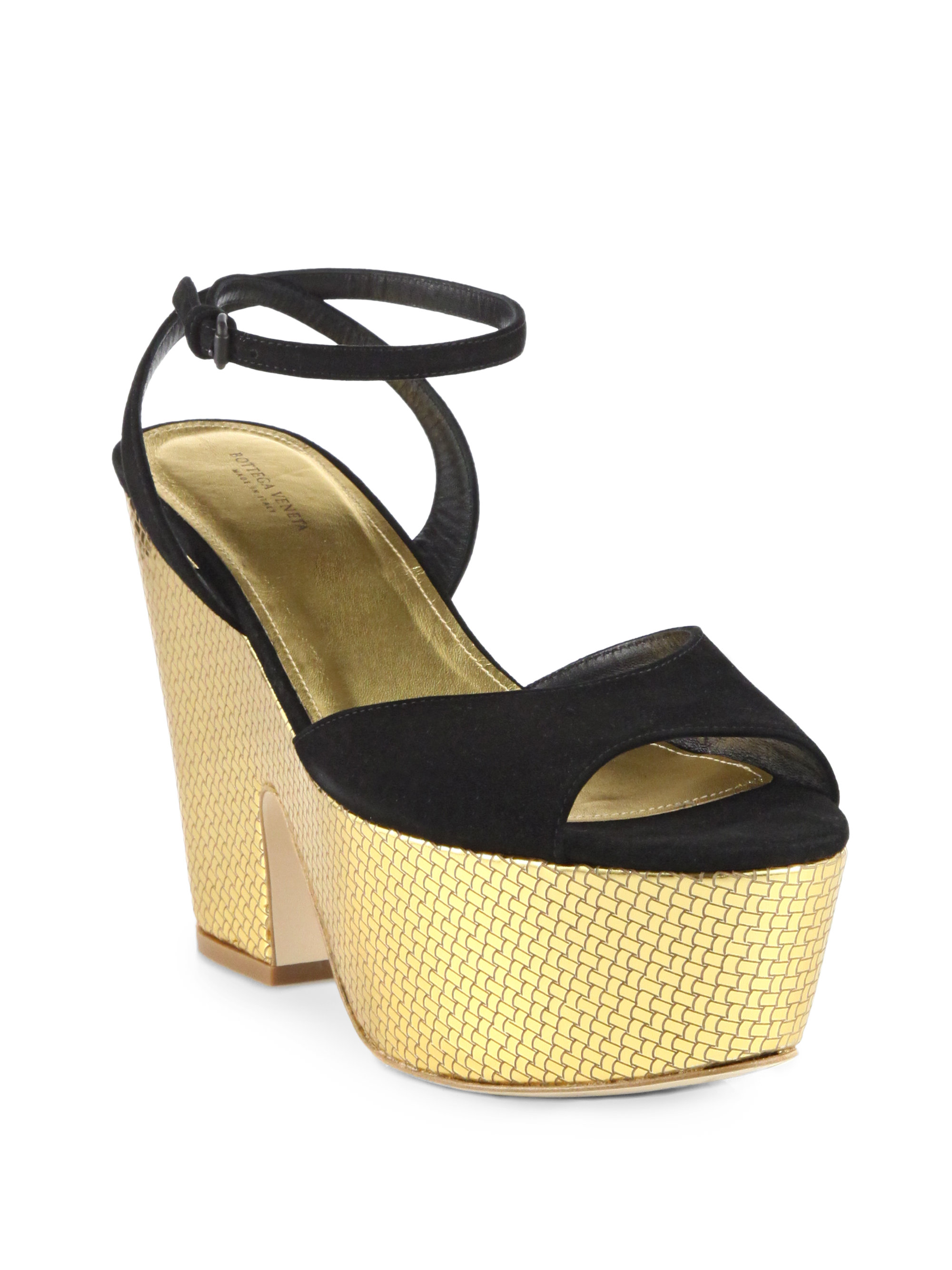 bottega veneta wedge clogs