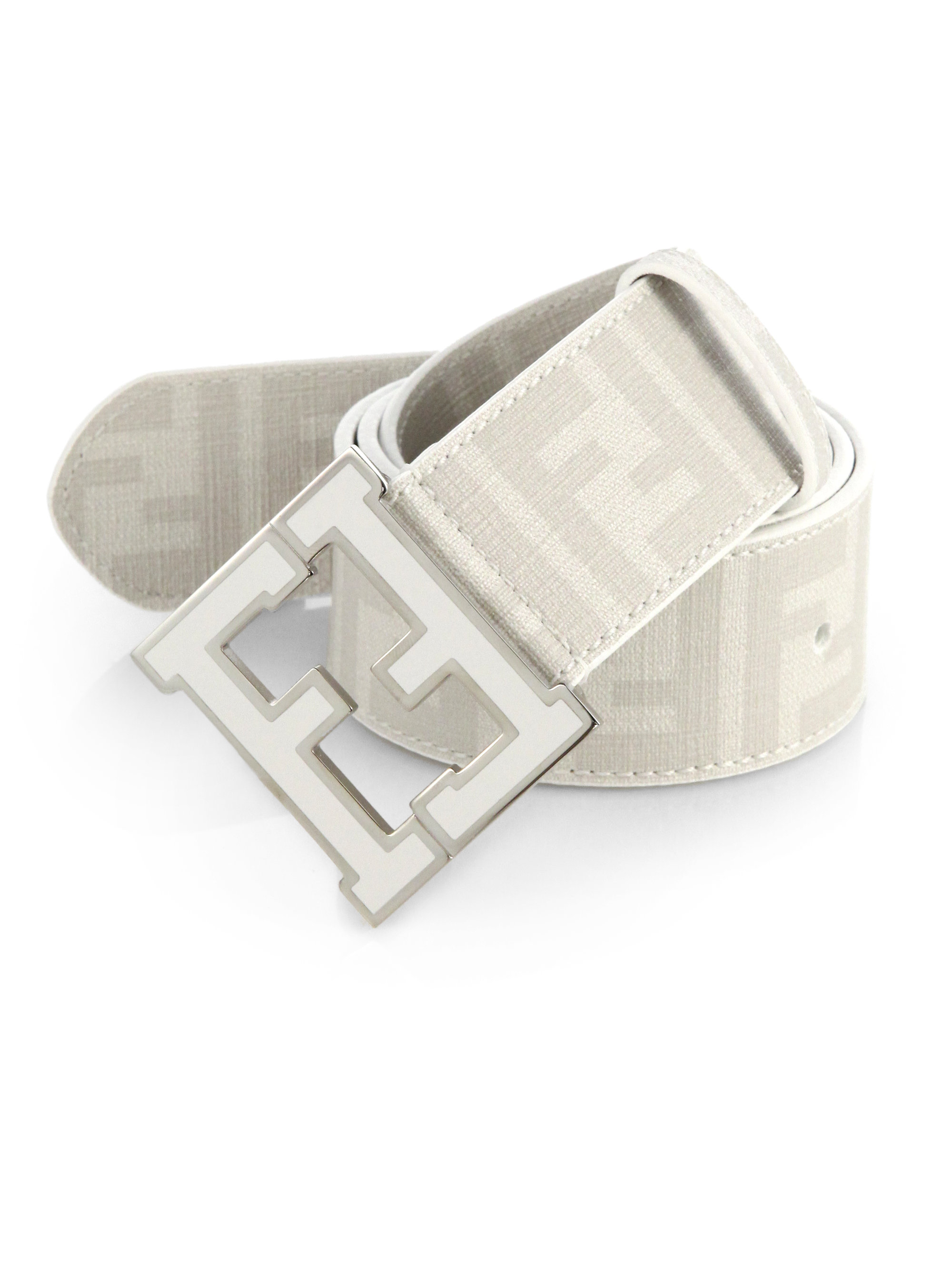 white fendi belt men's