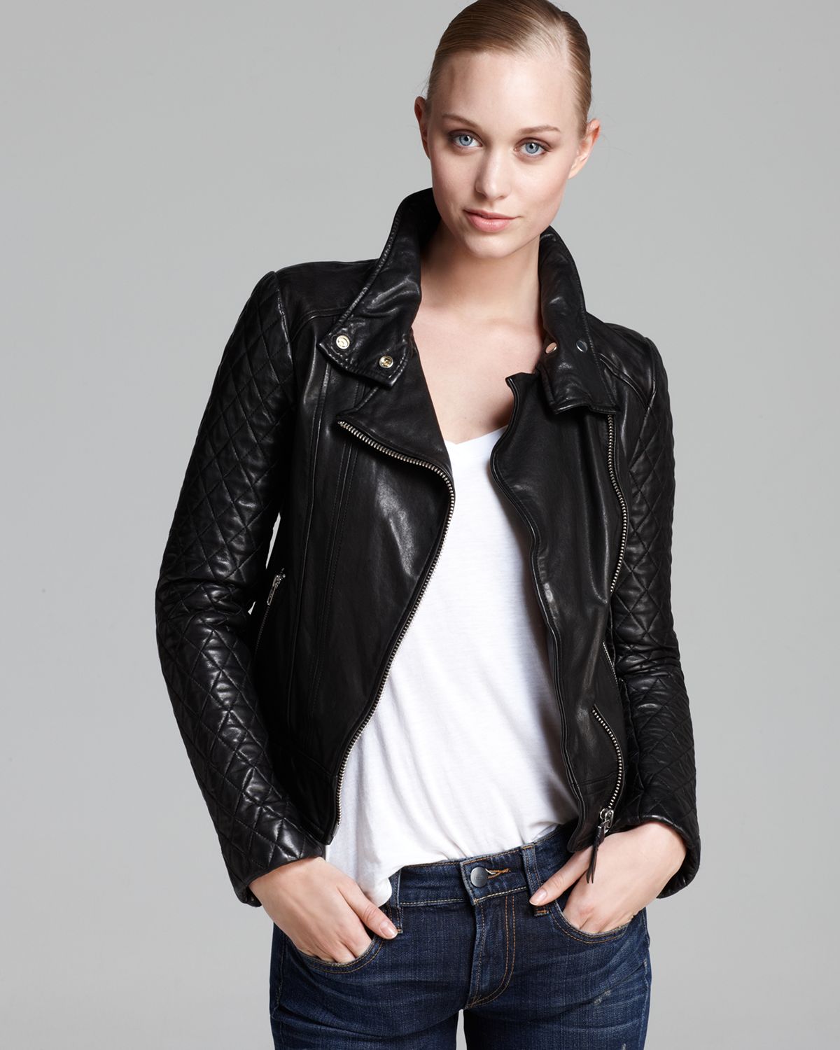 Sweden Mackage Moto Jacket 1bcc1 E1624 Closeout Mackage Emily Leather Moto Jacket Ec7cb 9d100 For Lyst Jimmie Distressed Biker In Black Eaf1a 7c60e