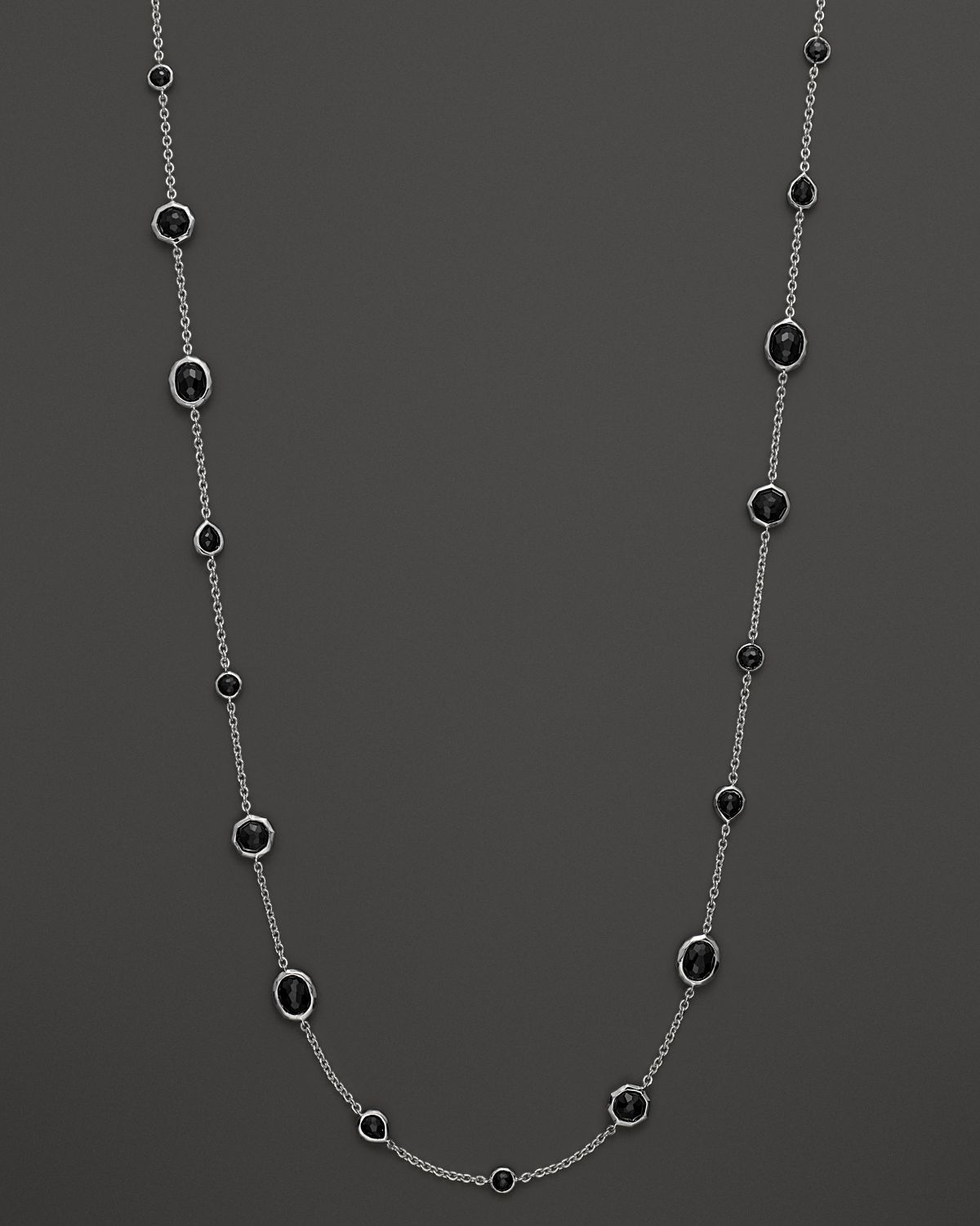 Lyst - Ippolita Sterling Silver Wonderland Long Necklace in Black Onyx