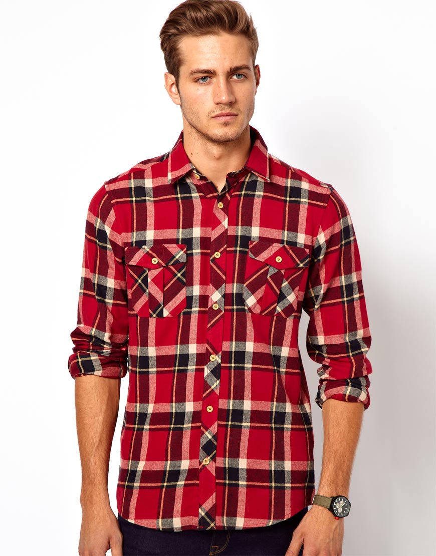 nudie jeans flannel shirt