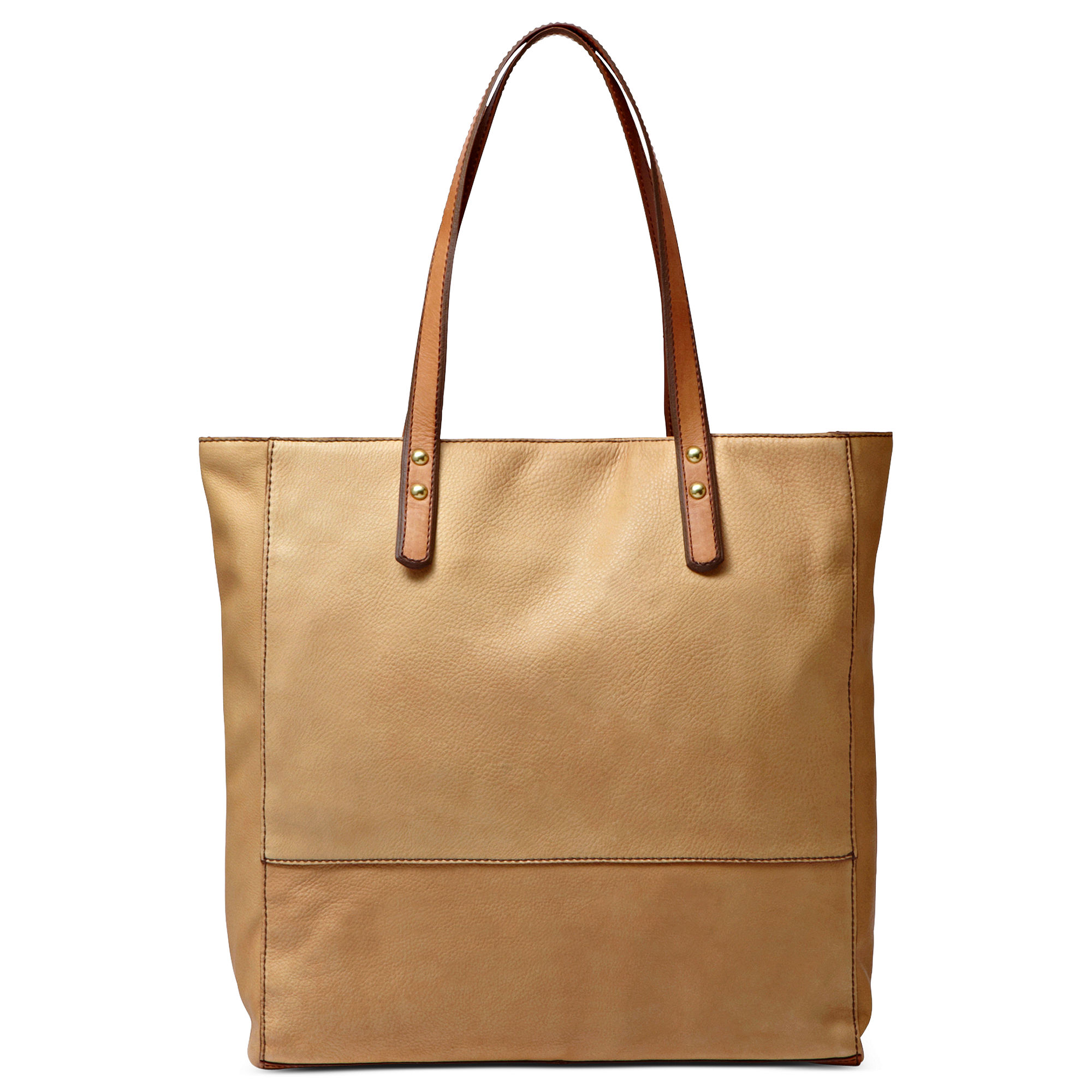 leather fossil tote