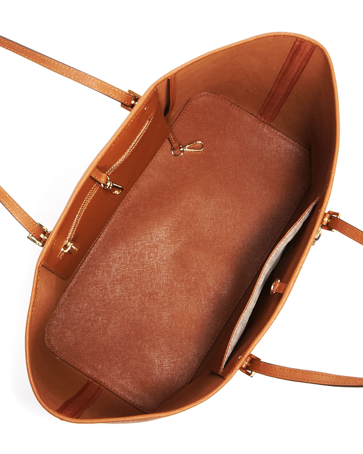 Lyst Michael Kors Jet Set Medium Saffiano Travel Tote Gallery
