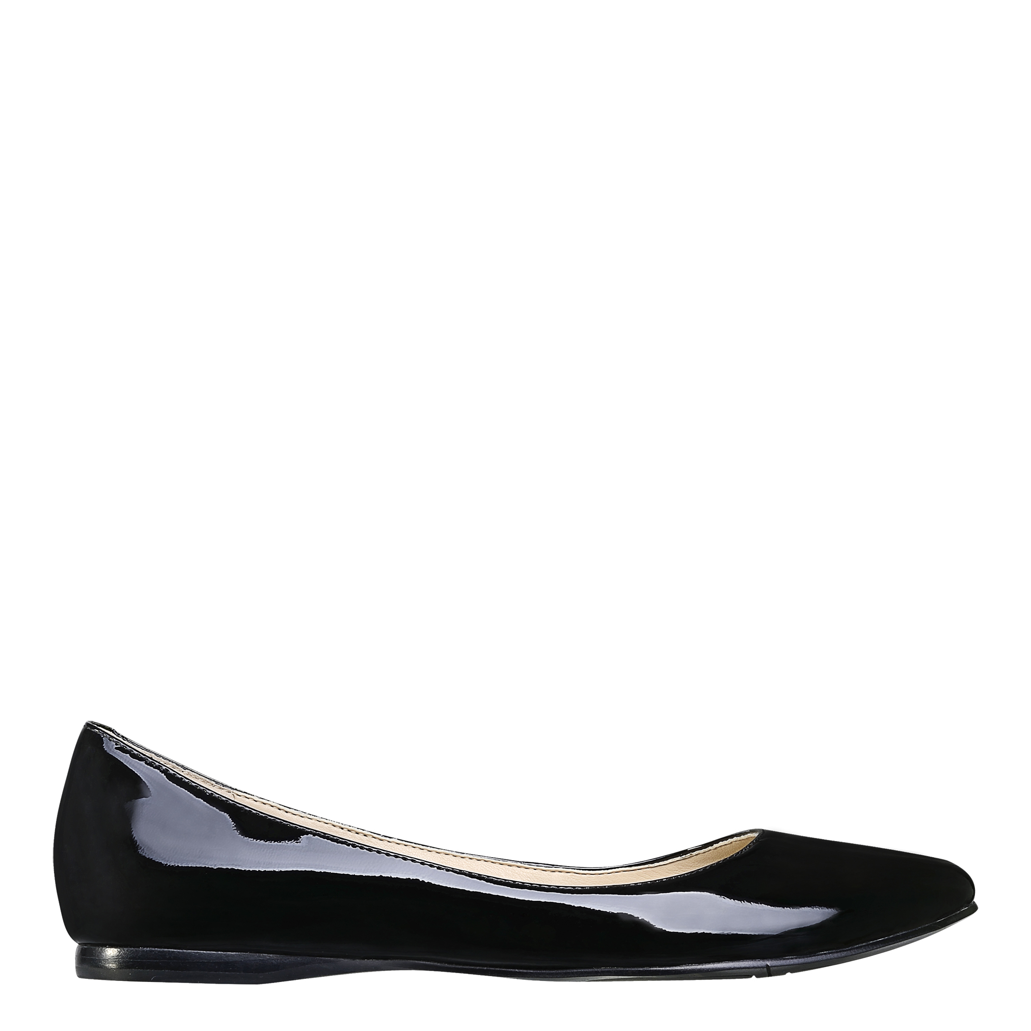 Nine West Speakup Pointed Toe Flat in Black (BLACK PATENT LEATHER) | Lyst