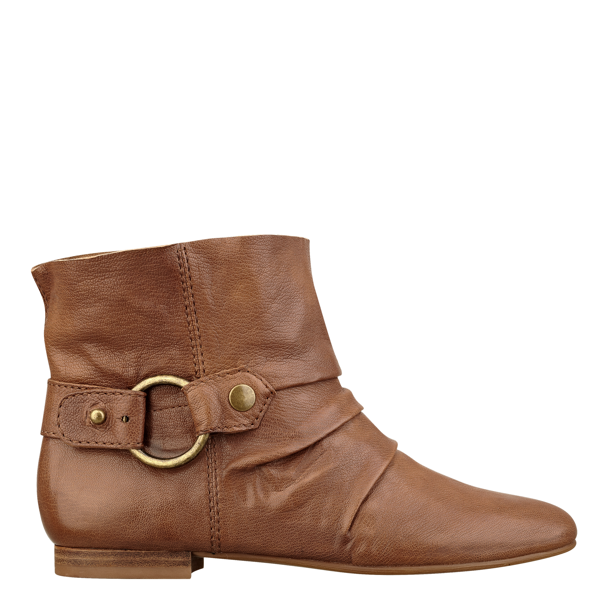 Nine West Thalassa Bootie in Brown (BROWN LEATHER) | Lyst