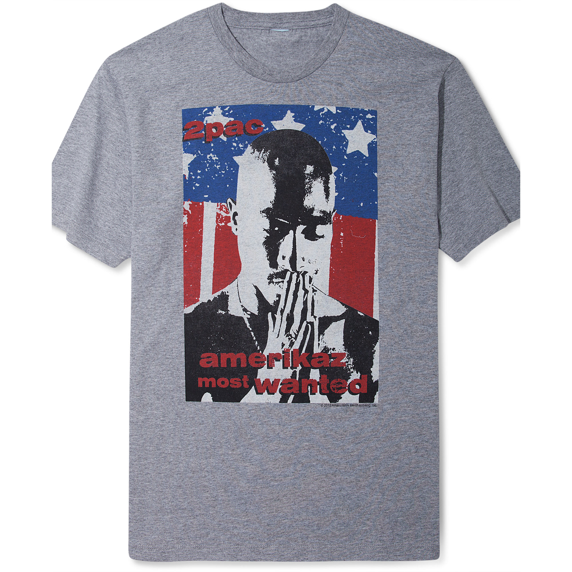 American Rag Tupac Flag Graphic T Shirt in Gray for Men (Grey) | Lyst