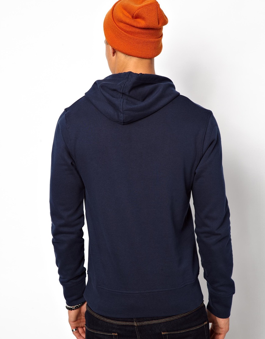 jack and jones hoodie blue