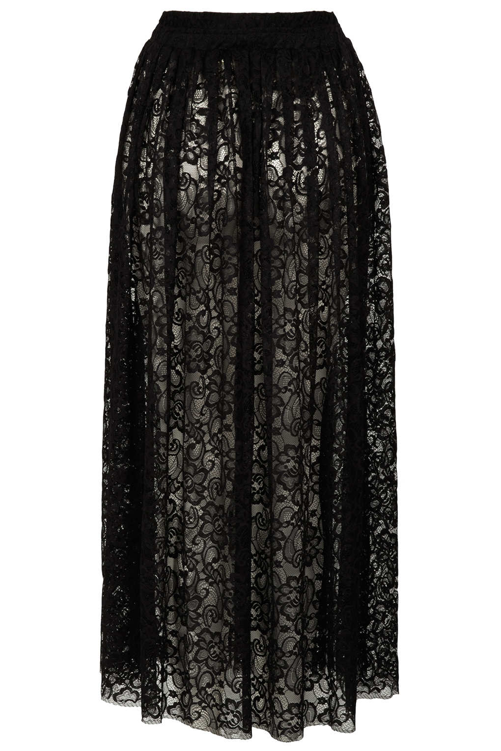 Lyst - Topshop Dark Romance Lace Maxi Skirt By Goldie in Black