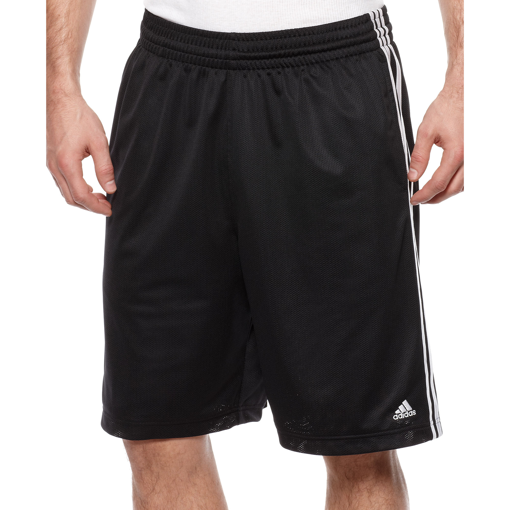 Adidas Triple Up Mesh Basketball Shorts in Black for Men (Electricty
