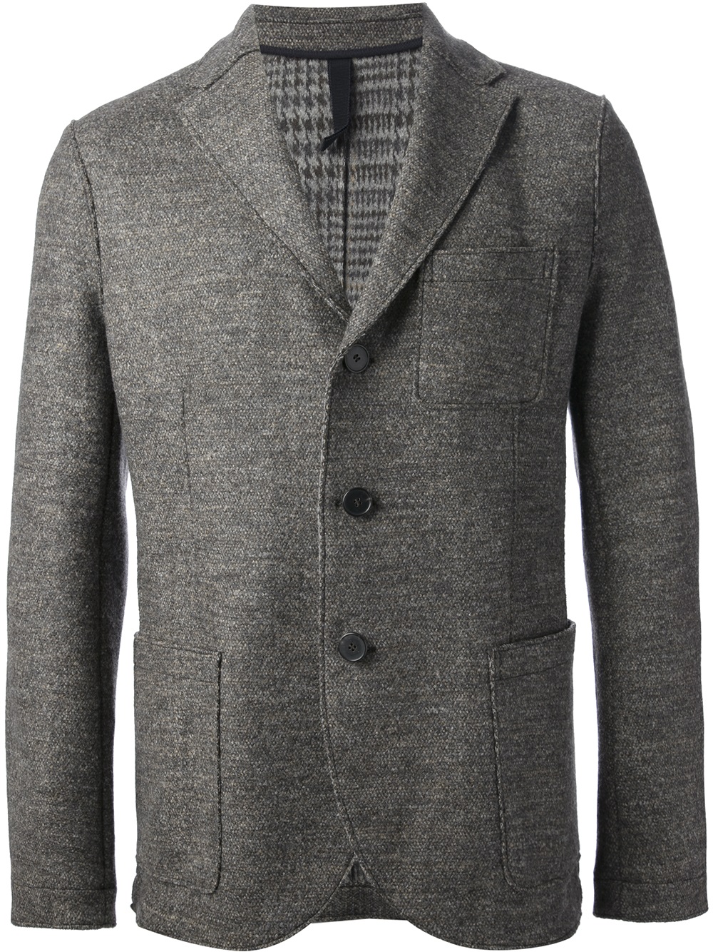 Harris Wharf London Tweed Blazer in Gray for Men (grey) | Lyst