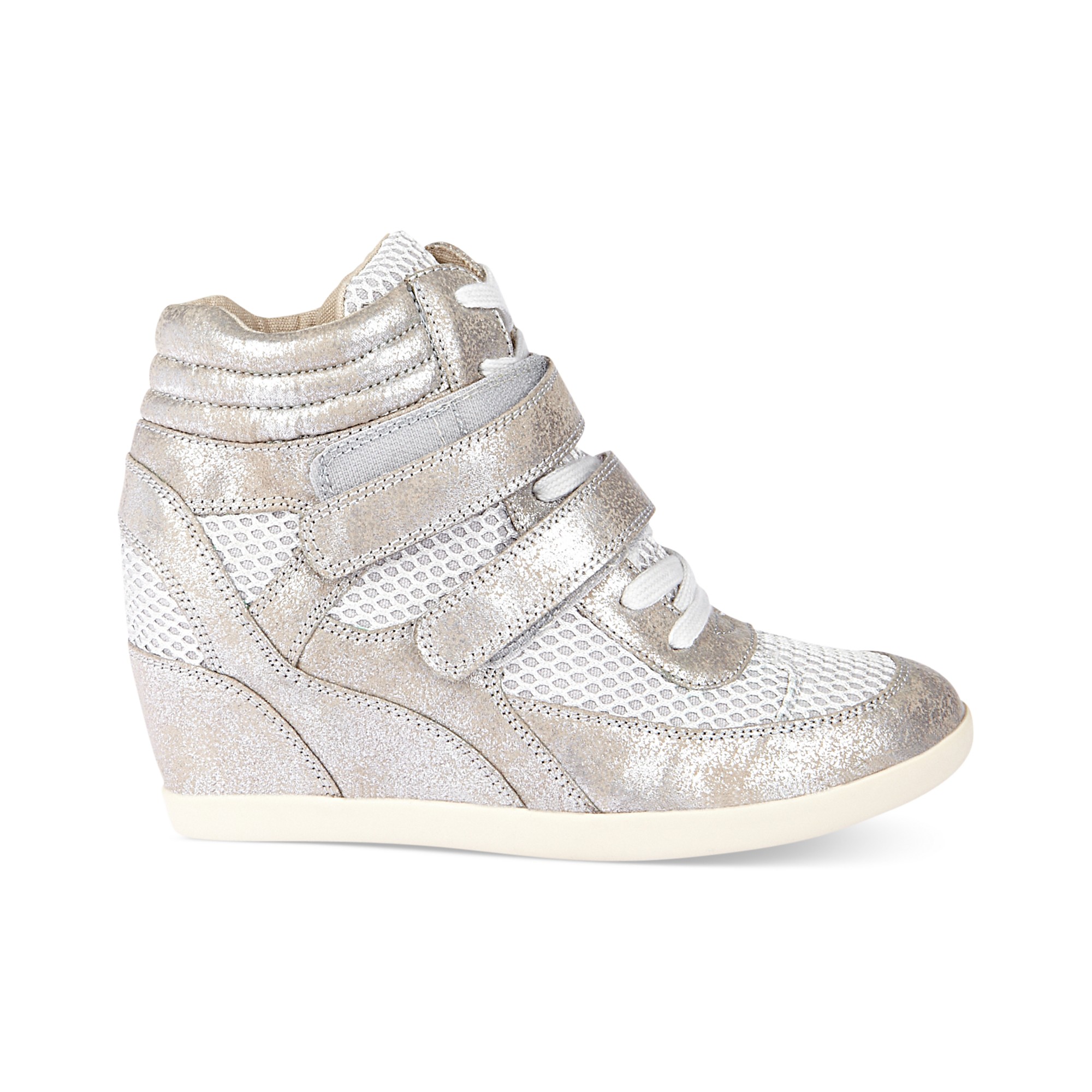 Lyst - Madden Girl Hickory Wedge Sneakers in Black