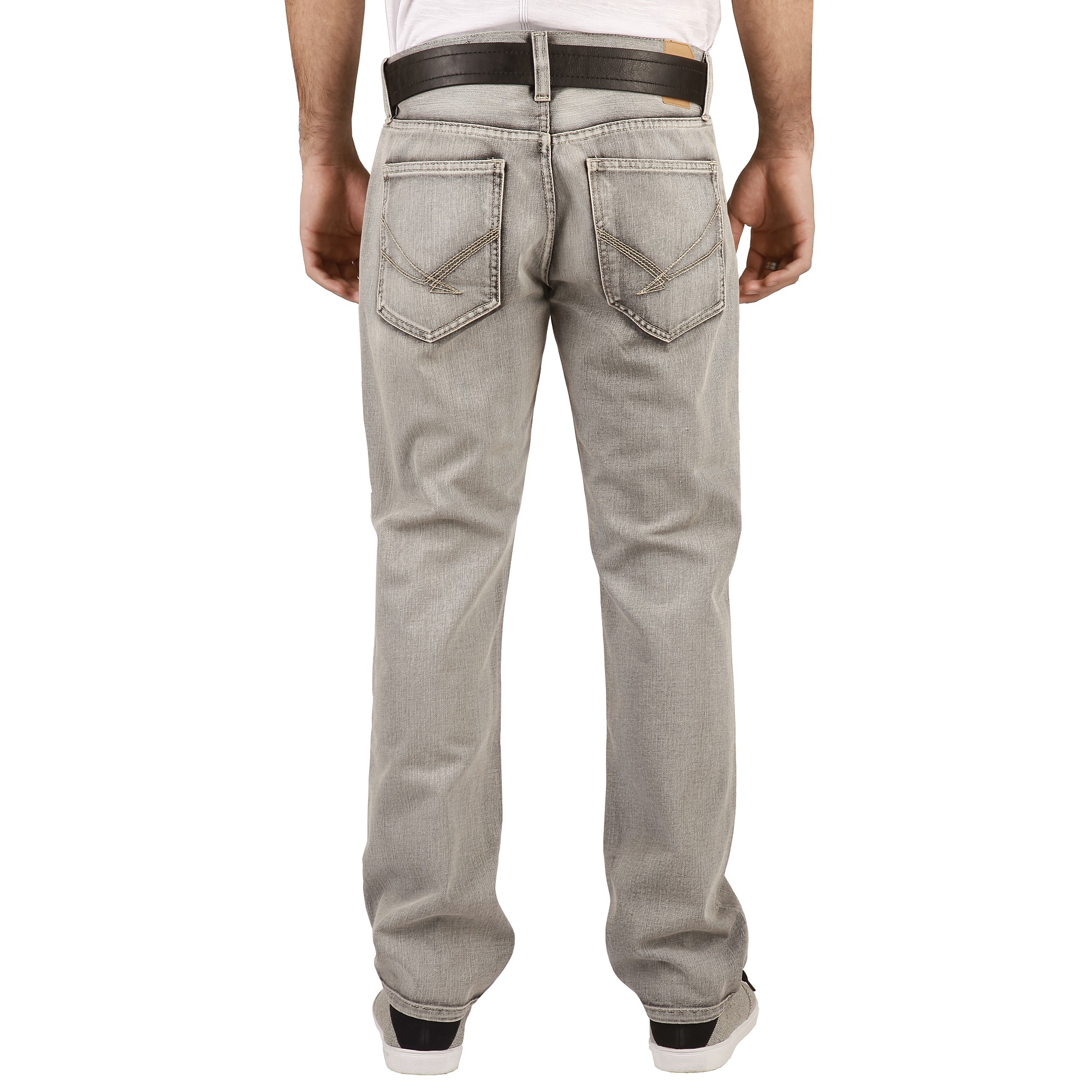 Lyst - Marc Ecko Trigger Wash Straight Fit Jeans in Gray for Men