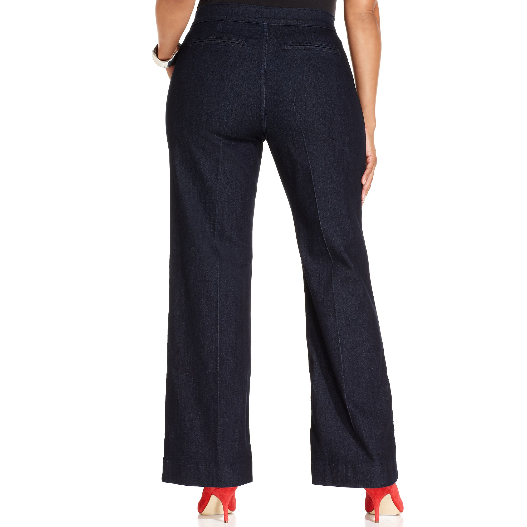 Lyst - Not Your Daughter'S Jeans Nydj Plus Size Jeans Michelle Trouser ...