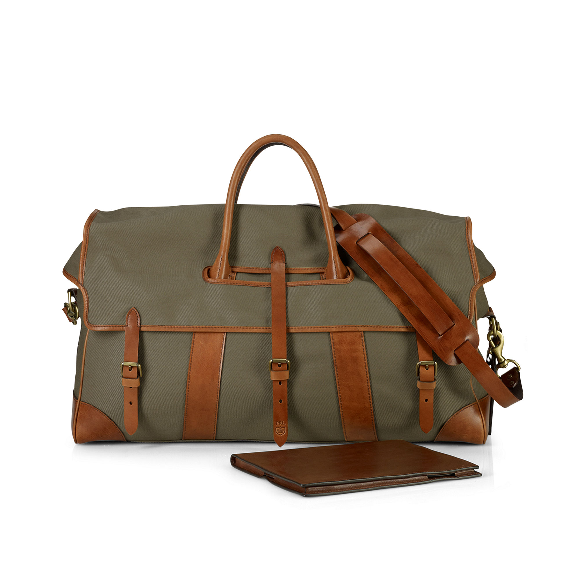 Ralph lauren Canvas Weekend Duffle in Green for Men | Lyst