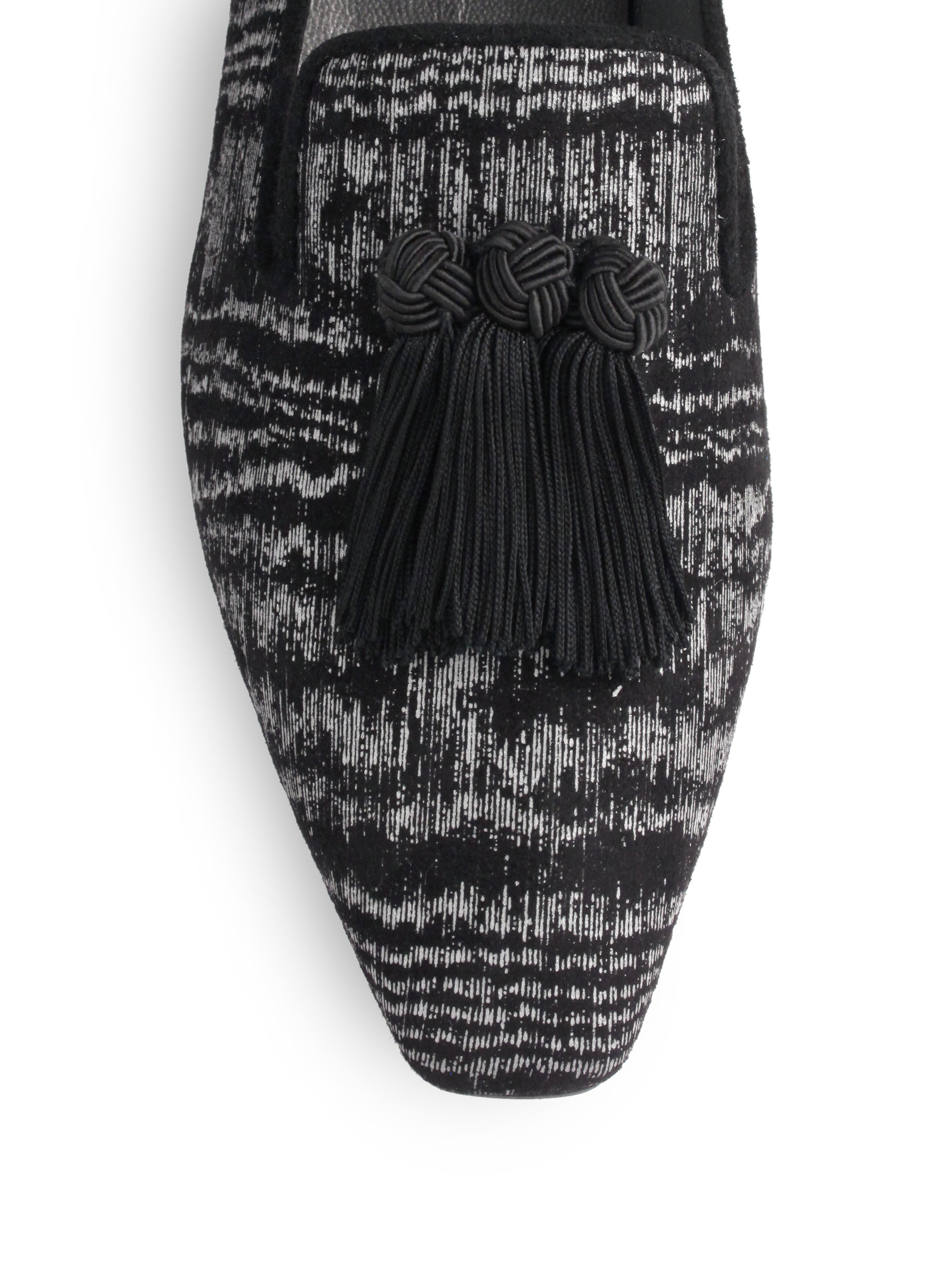 slippers with tassels