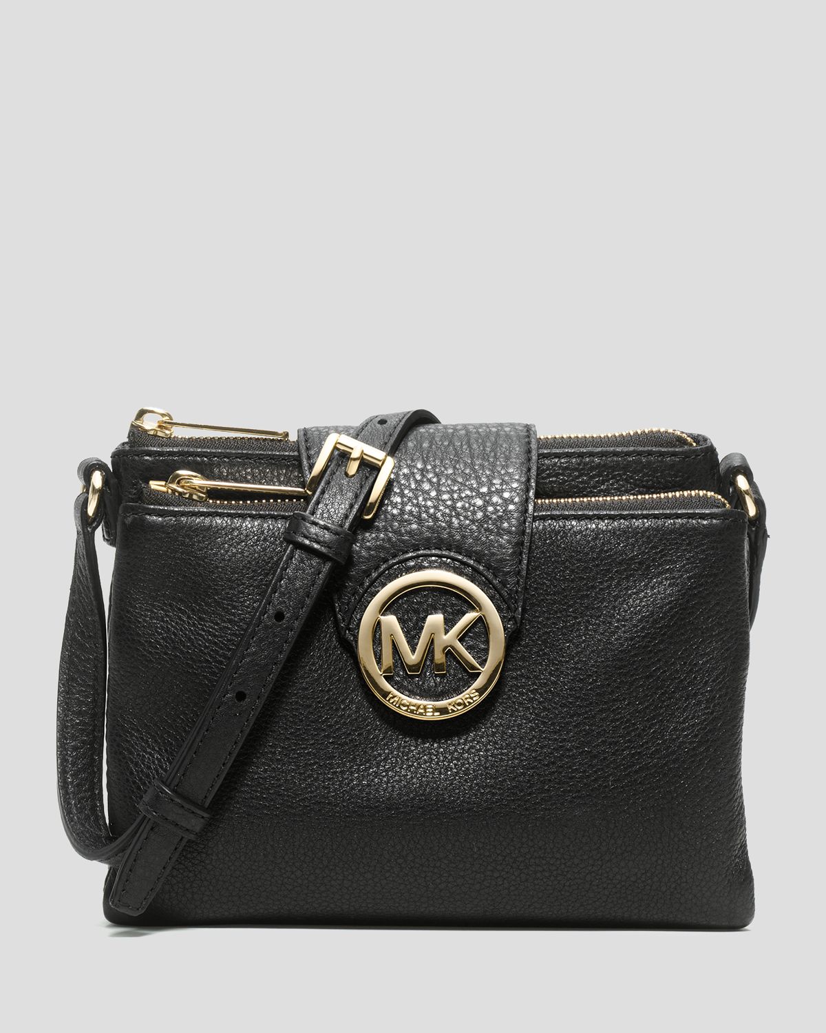 Lyst - Michael Michael Kors Fulton Large Crossbody in Black