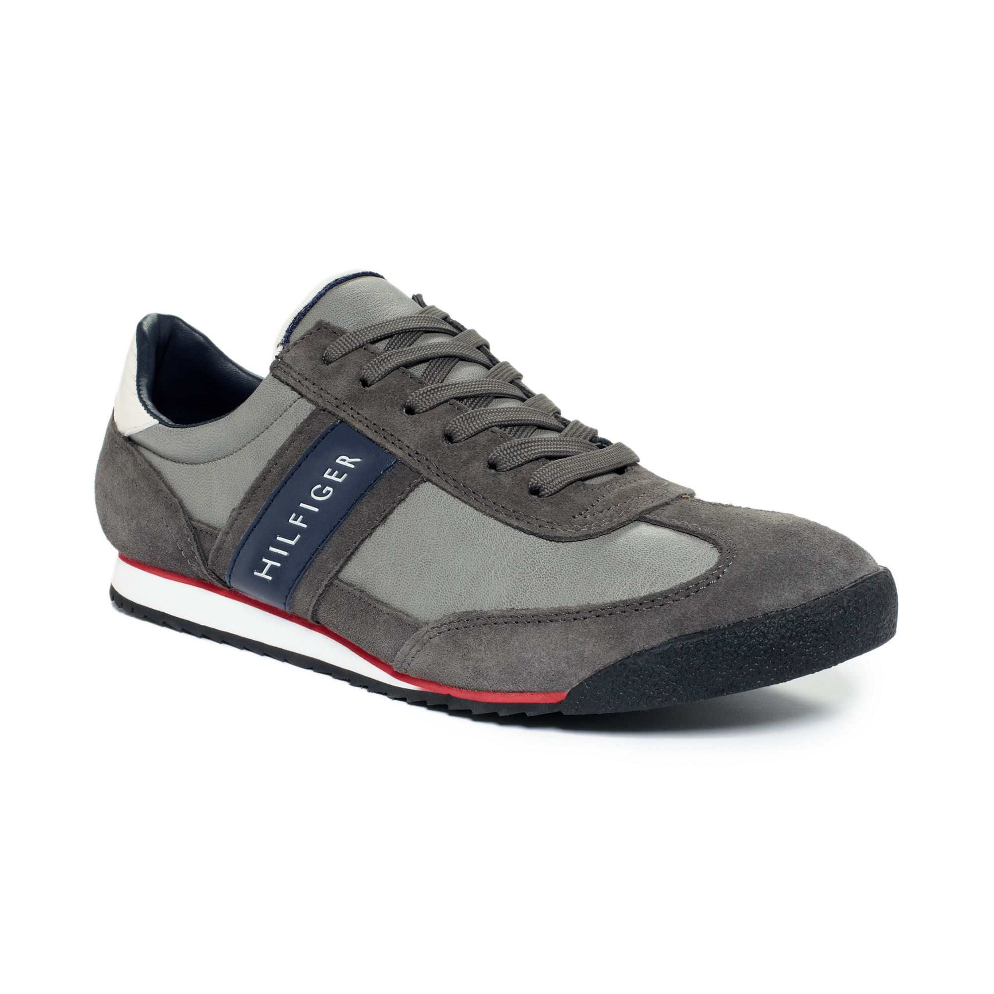 Tommy Hilfiger Claud 2 Lace Up Sneakers in Gray for Men - Lyst