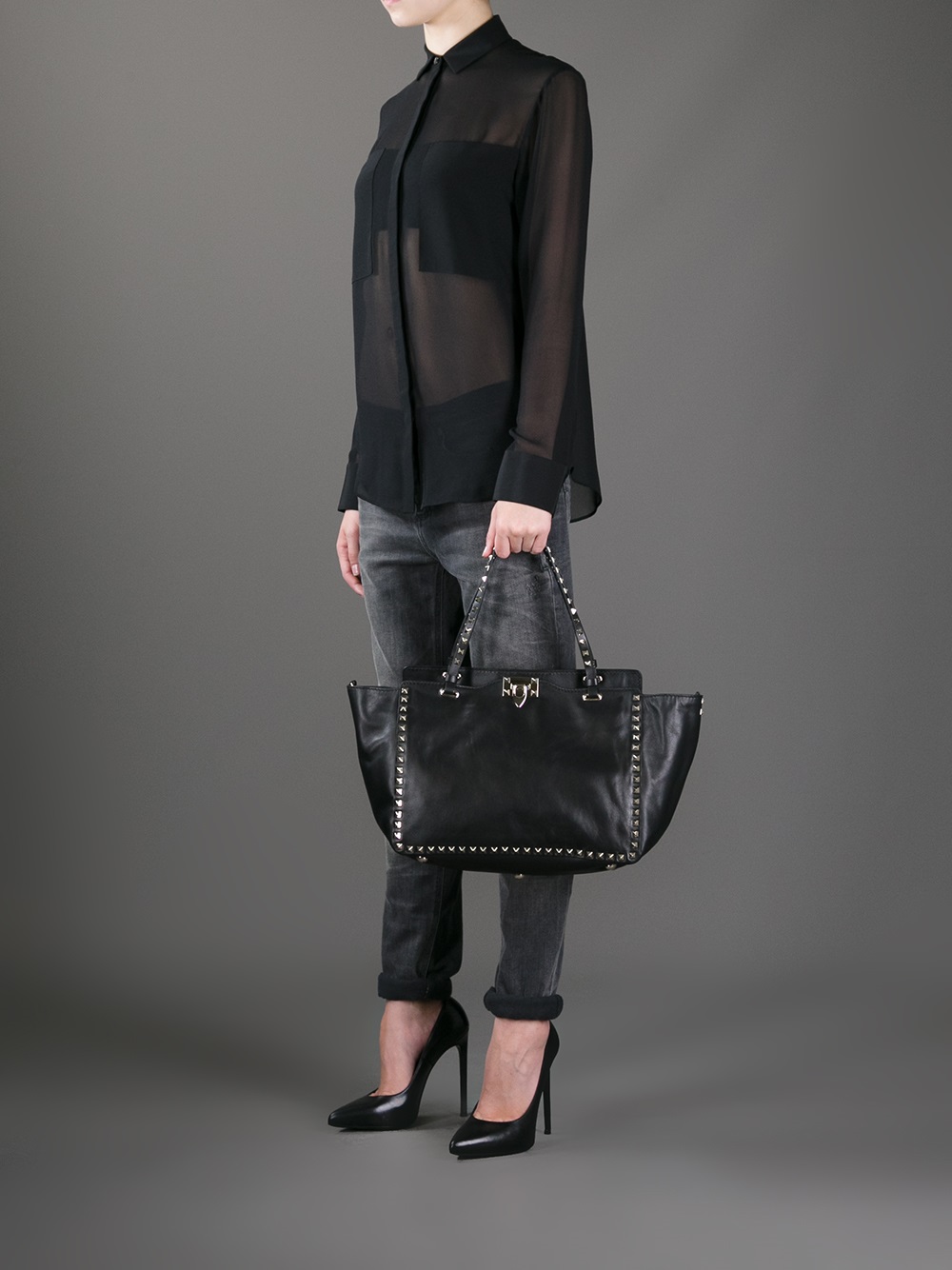 valentino one stud tote