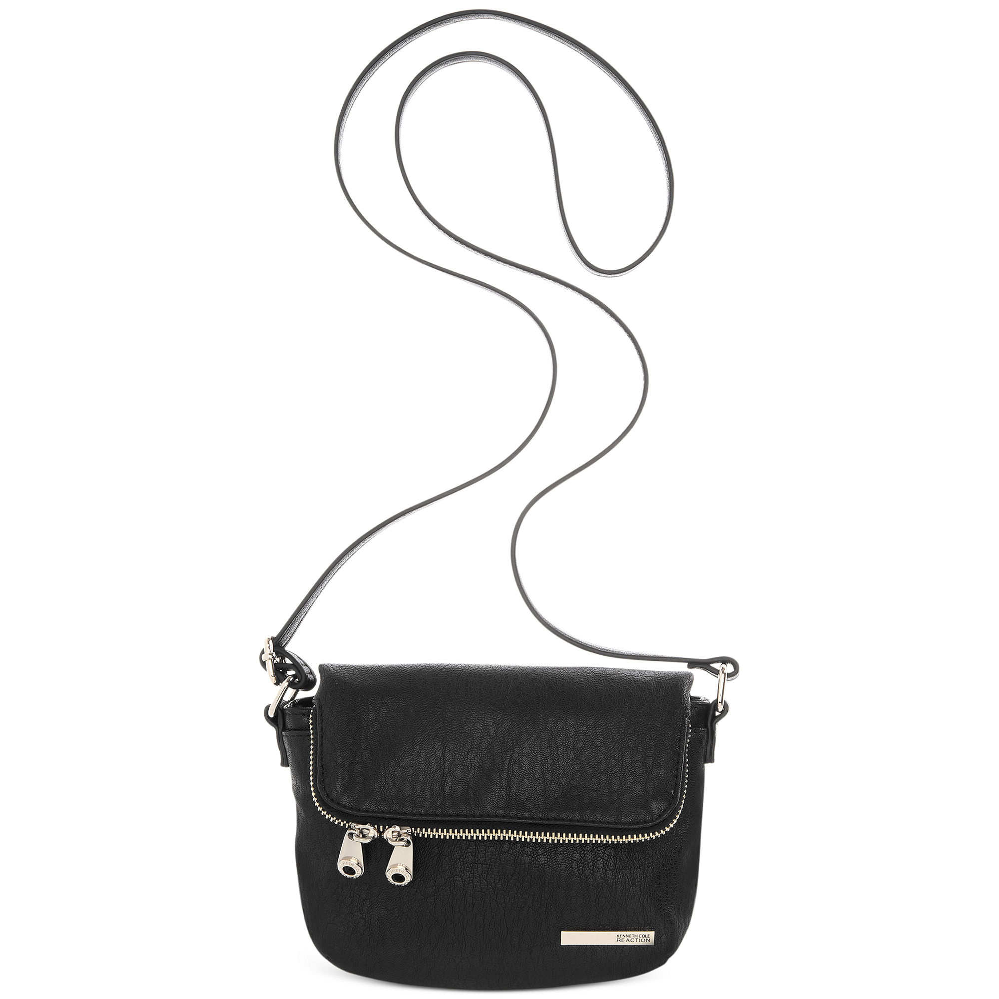 Kenneth Cole Reaction Wooster Street Foldover Flap Mini Bag in Black | Lyst