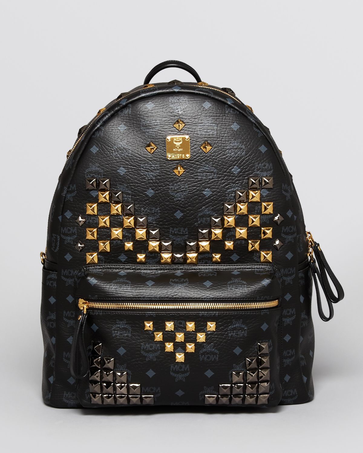 Lyst - Mcm Backpack - Stark Large M Stud in Black for Men