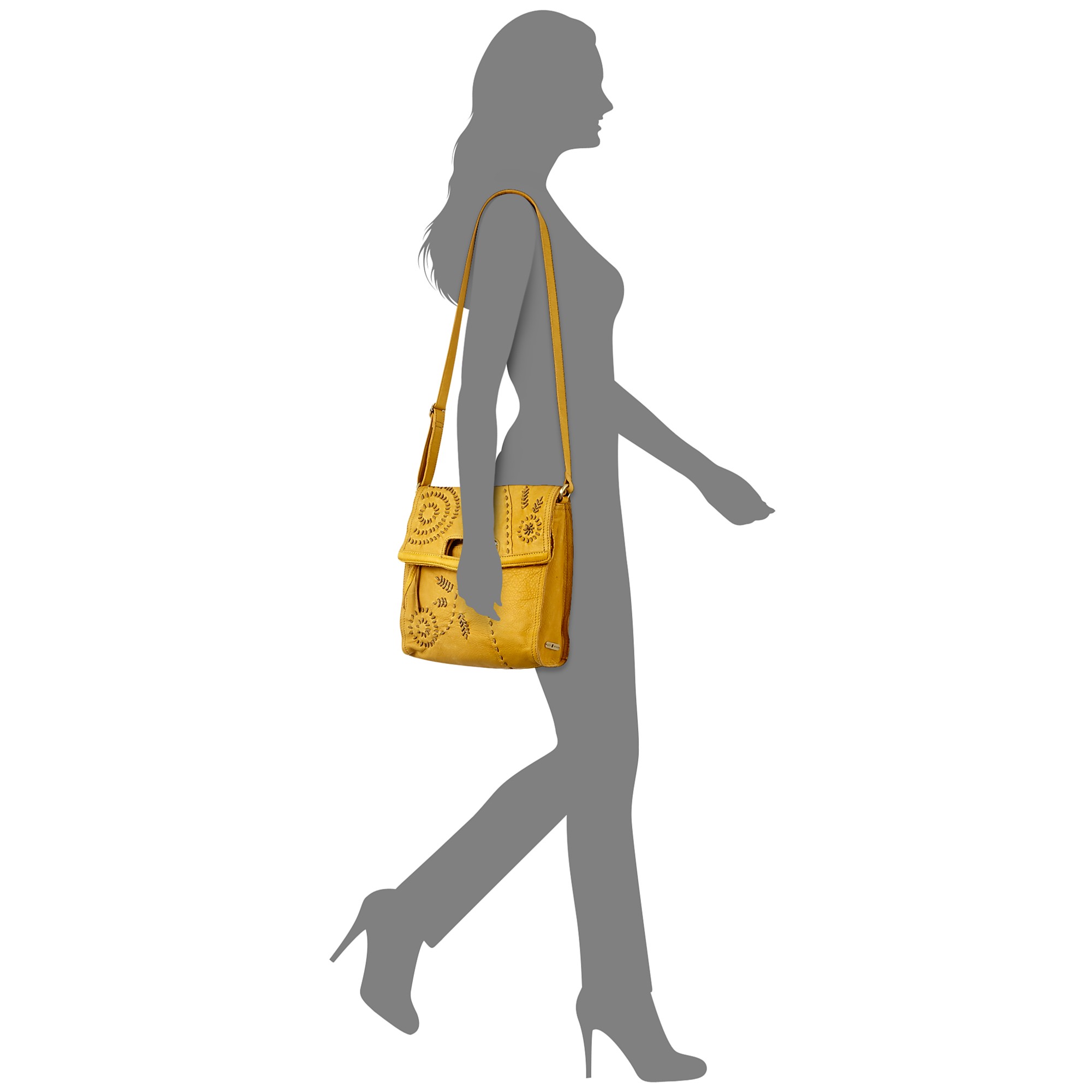 Lyst Lucky Brand Lucky Handbag Savannah Fold Over Tote in Yellow