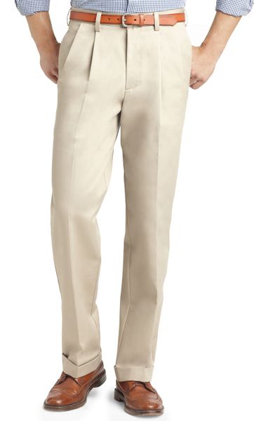 Izod Double Pleat Pants in White for Men (Navy) - Lyst
