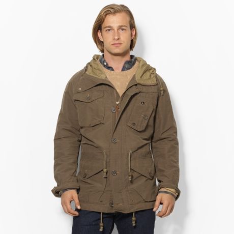 Polo Ralph Lauren Logan Expedition Anorak in Brown for Men (Green) | Lyst